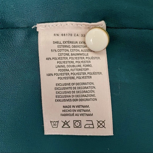 Anthropologie HD in Paris Lace Blouse - Teal - Picture 8 of 10